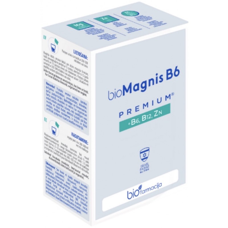 BioFarmacija Bio Magneesium + B6 Premium N28 foto